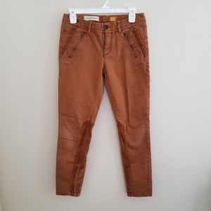 Pilcro and The Letterpress Suede Panel Pants